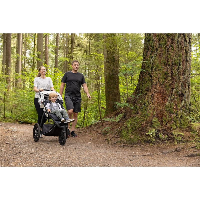 Jogging Stroller with All-Terrain Wheels in White 6