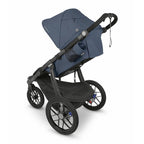 Jogging Stroller with Suspension and Foam-Filled Tires in Blue 3