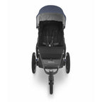 Jogging Stroller with Suspension and Foam-Filled Tires in Blue 4