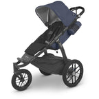 Jogging Stroller with Suspension and Foam-Filled Tires in Blue 6