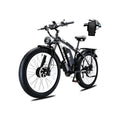 K800 Dual Battery Electric Bike in black with powerful features.