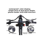 K800 Pro Dual Battery Electric Bike in blue color 3