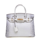 Kaia Elegant handbag in premium genuine leather with crocodile texture.