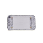 Kaia Elegant handbag in premium genuine leather with crocodile texture. 7