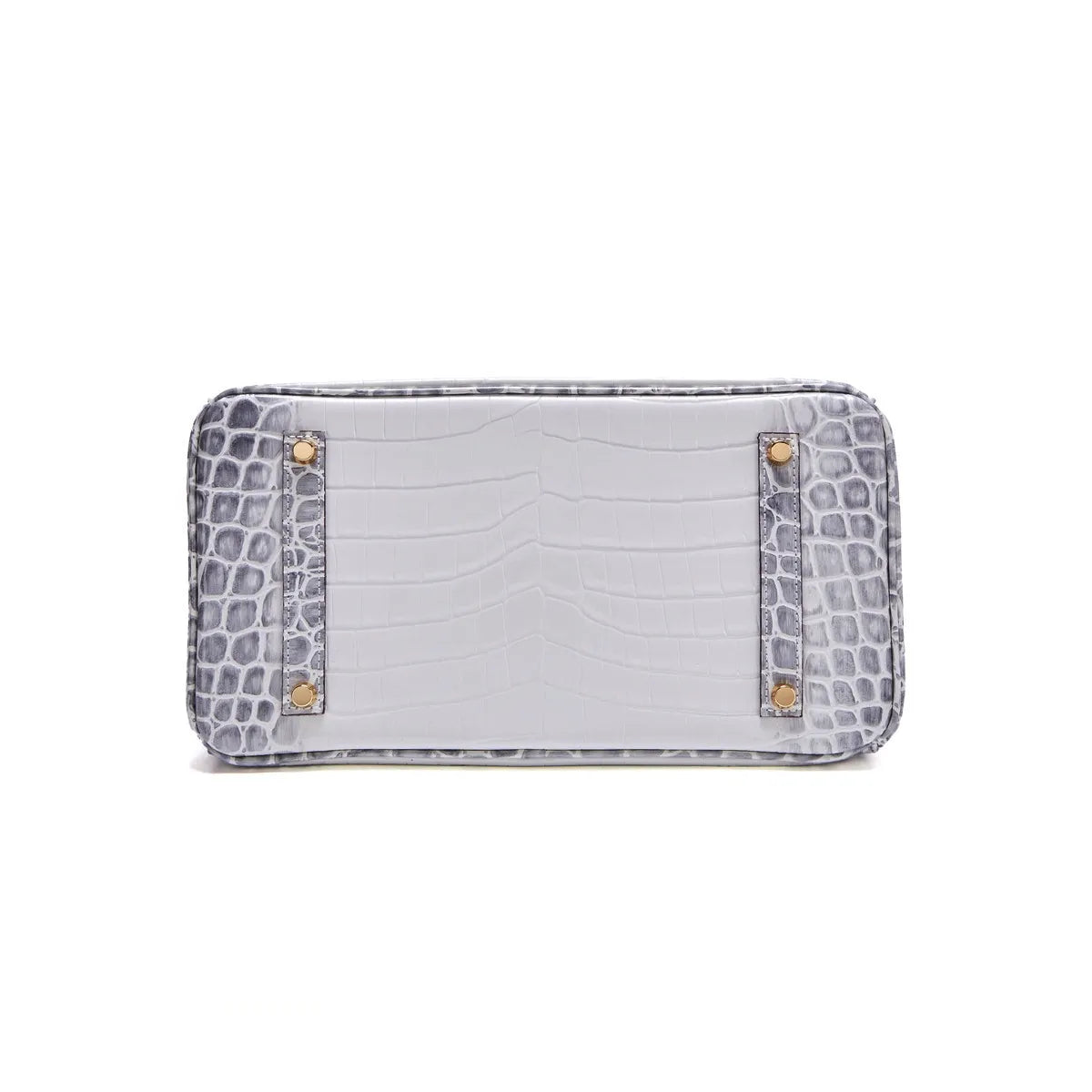Kaia Elegant handbag in premium genuine leather with crocodile texture. 7