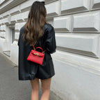 Chic Epsom leather handbag in various colors. 10