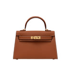 Chic Epsom leather handbag in various colors. 2