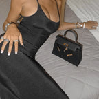 Chic Epsom leather handbag in various colors. 8