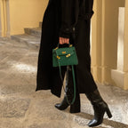 Chic Epsom leather handbag in various colors. 9