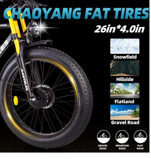 KETELES XF4000 Powerful Electric Bike in Black 3
