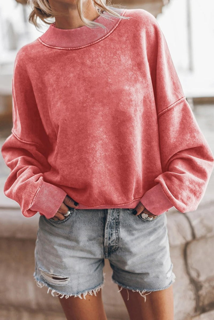 Stylish ladies sweater with modern structure pattern 4