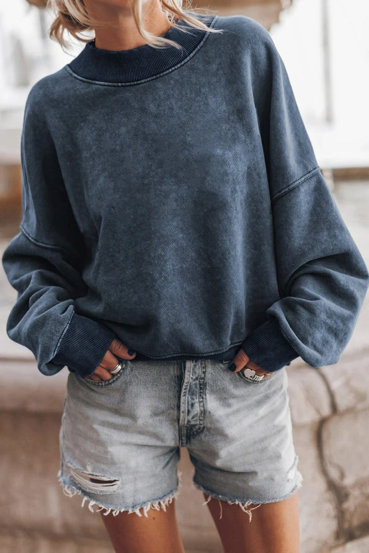Stylish ladies sweater with modern structure pattern 5
