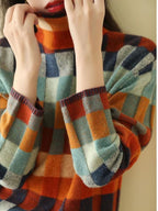 Stylish ladies turtleneck sweater with elegant cut 4