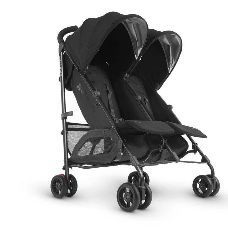 Double Stroller Black Aluminum