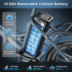 Folding Electric Bike Light for effortless urban commuting 5
