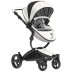 Luxury Baby Stroller with Convertible Seat in Black