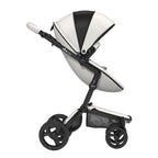 Luxury Baby Stroller with Convertible Seat in Black 2