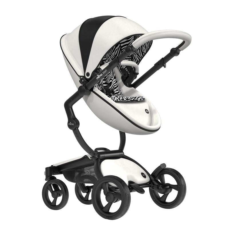 Luxury Baby Stroller with Convertible Seat in Black 5