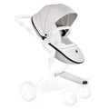 Luxury Stroller Seat White with Sun Canopy
