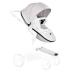Luxury Stroller Seat White with Sun Canopy
