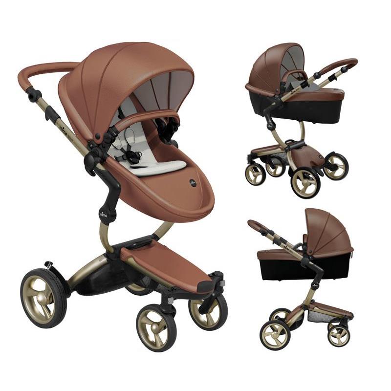 Luxury Stroller Brown 2