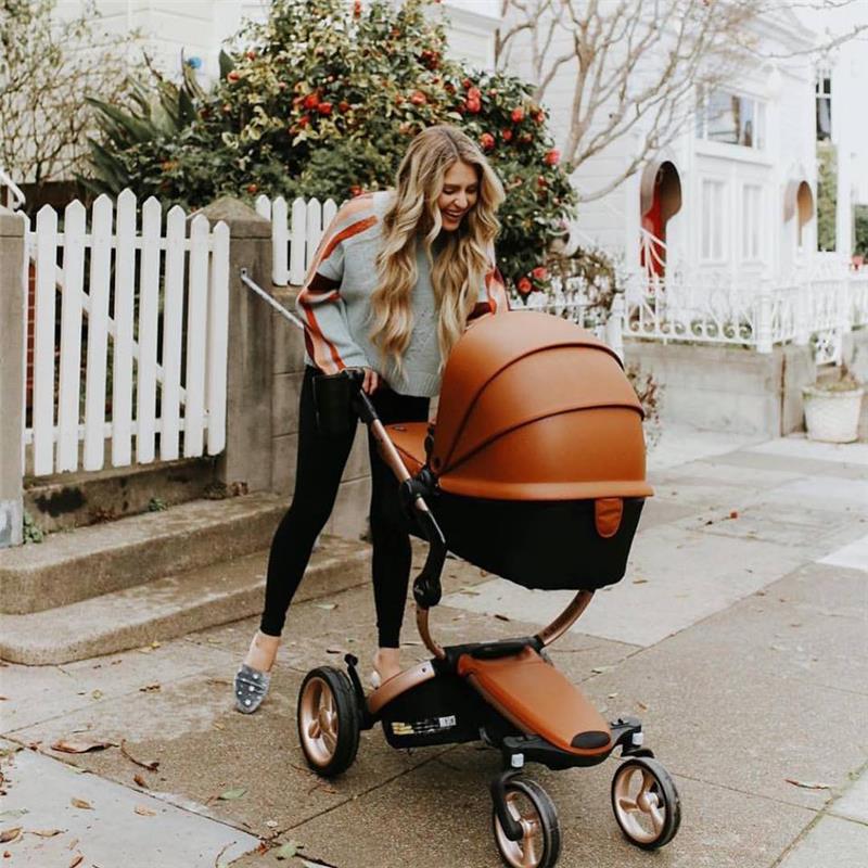 Luxury Stroller Brown 3