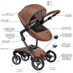 Luxury Stroller Brown 4