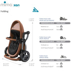 Luxury Stroller Brown 5