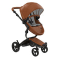 Luxury Stroller with Convertible Seat in Brown
