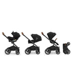 Multimode Stroller with Magnetic Buckle in Black 2