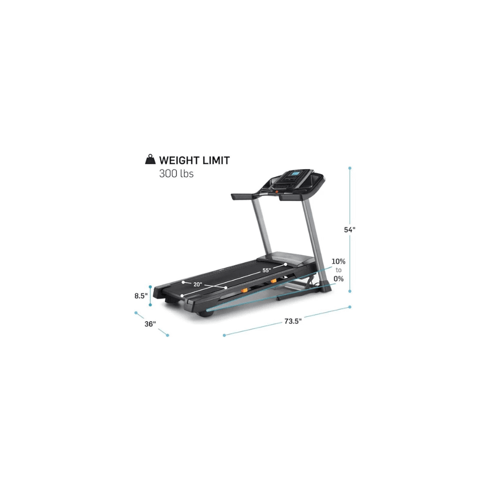 NordicTrack T 6.5 S Treadmill for home fitness and interactive training. 6