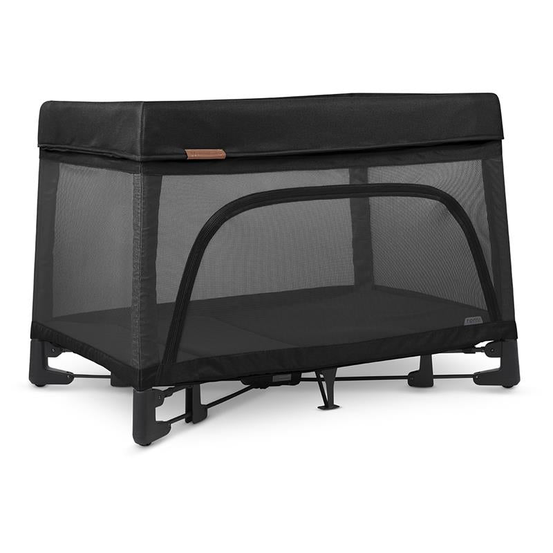 Playard Black Portable with Breathable Mattress