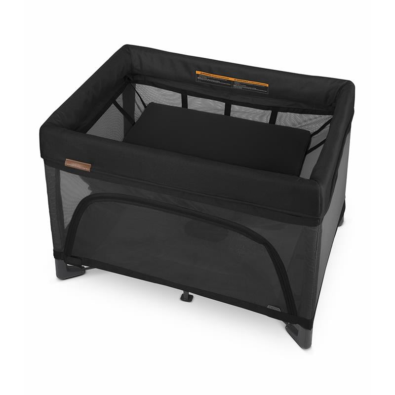 Playard Black Portable with Breathable Mattress 2