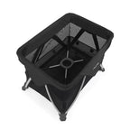 Portable Travel Crib Black with Breathable Mesh Design 3
