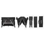 Portable Travel Crib Black with Breathable Mesh Design 5