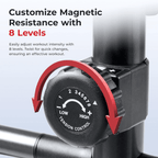 Programmable Magnetic Elliptical Machine for home workouts 4