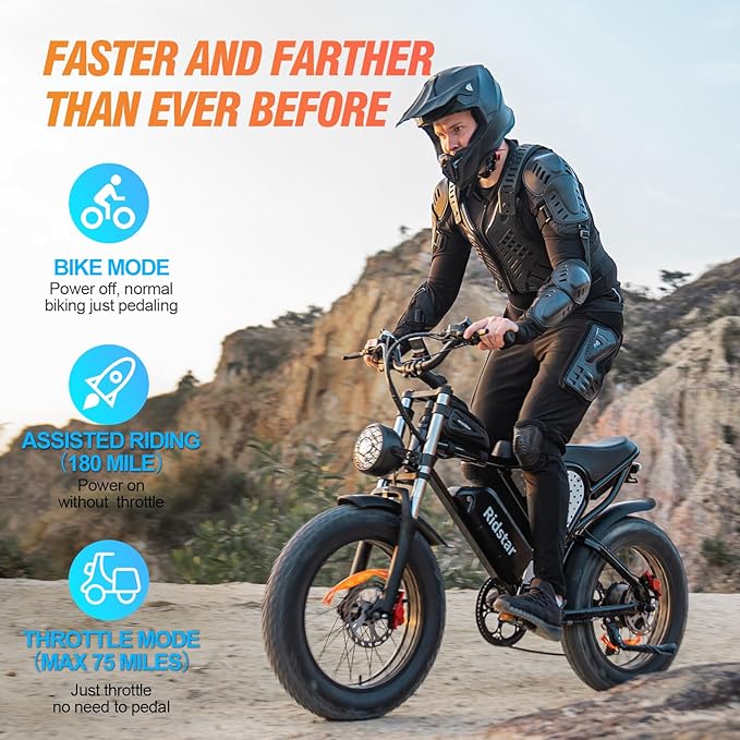 Q20 Pro Electric Bike in sleek black design 4