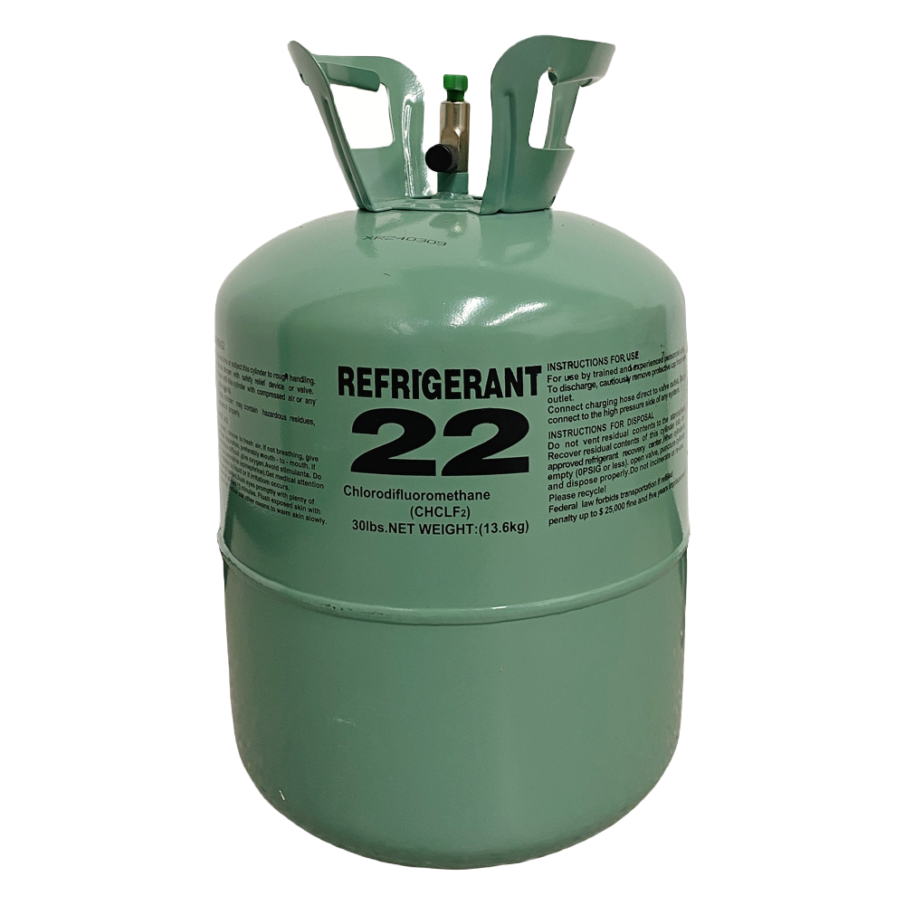 R22 Refrigerant Gas Green Cylinder