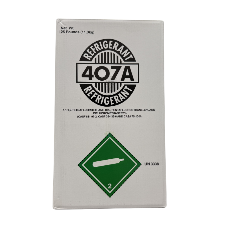 R407A Refrigerant Gas 25LB Orange Cylinder 3