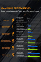 RV800 Electric Bike in black and orange design for urban riding 10