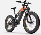 RV800 Electric Bike in black and orange design for urban riding 2