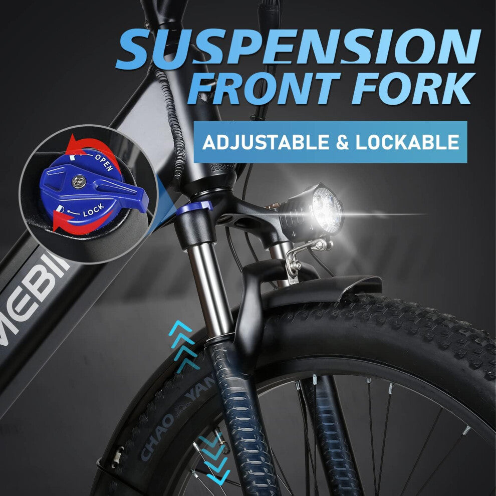 Samebike RS-A01 Electric Bike with powerful motor and removable battery 4