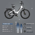 Samebike RS-A01 Electric Bike with powerful motor and removable battery 5