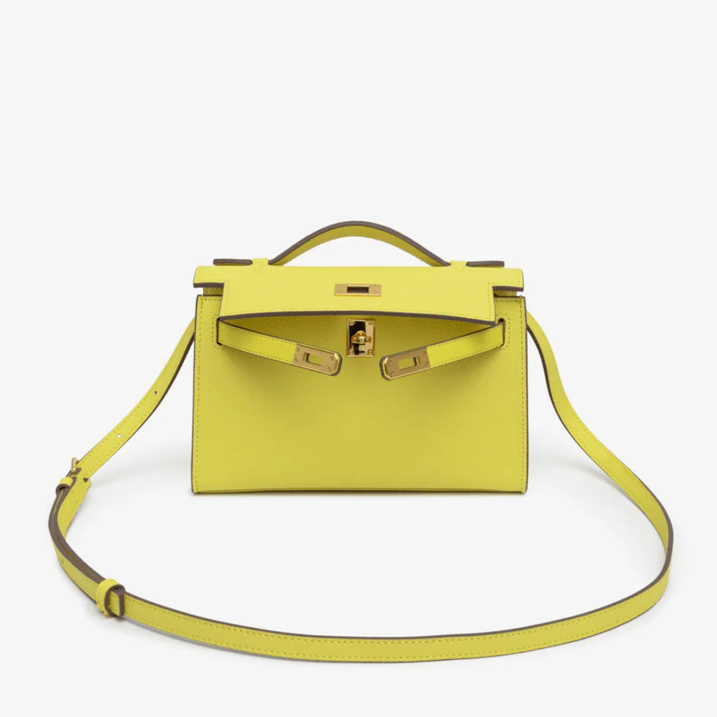 Elegant Seraphina mini bag in Epsom Genuine Leather 18
