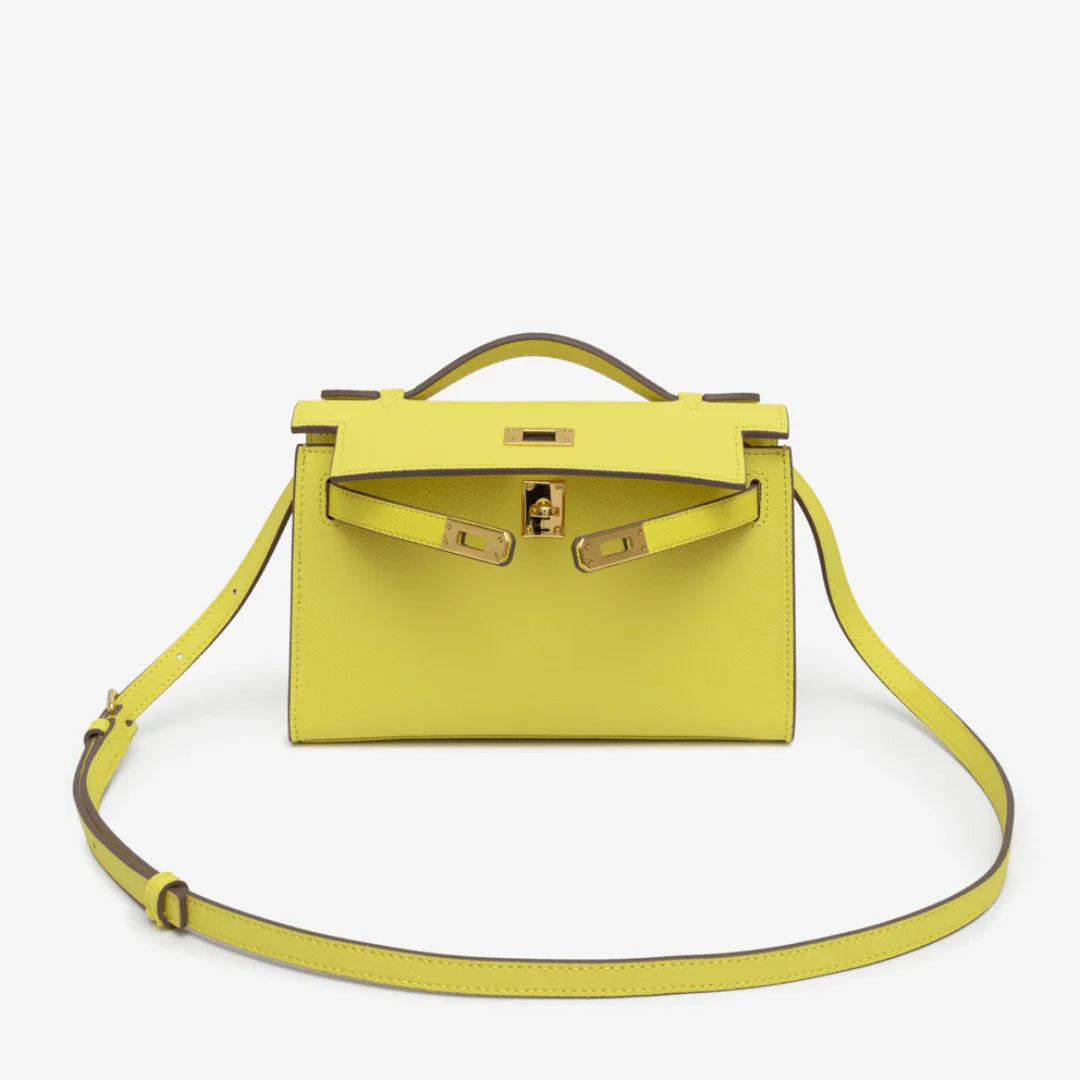 Elegant Seraphina mini bag in Epsom Genuine Leather 18