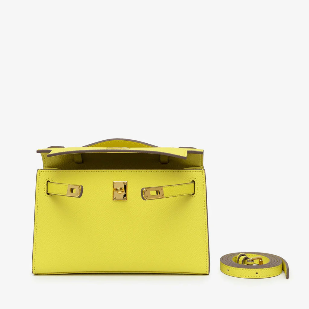 Elegant Seraphina mini bag in Epsom Genuine Leather 20