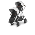 Stroller Seat with Adjustable Canopy and Leather Accents 2