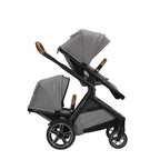 Stroller Sibling Seat Gray with Raincover 3