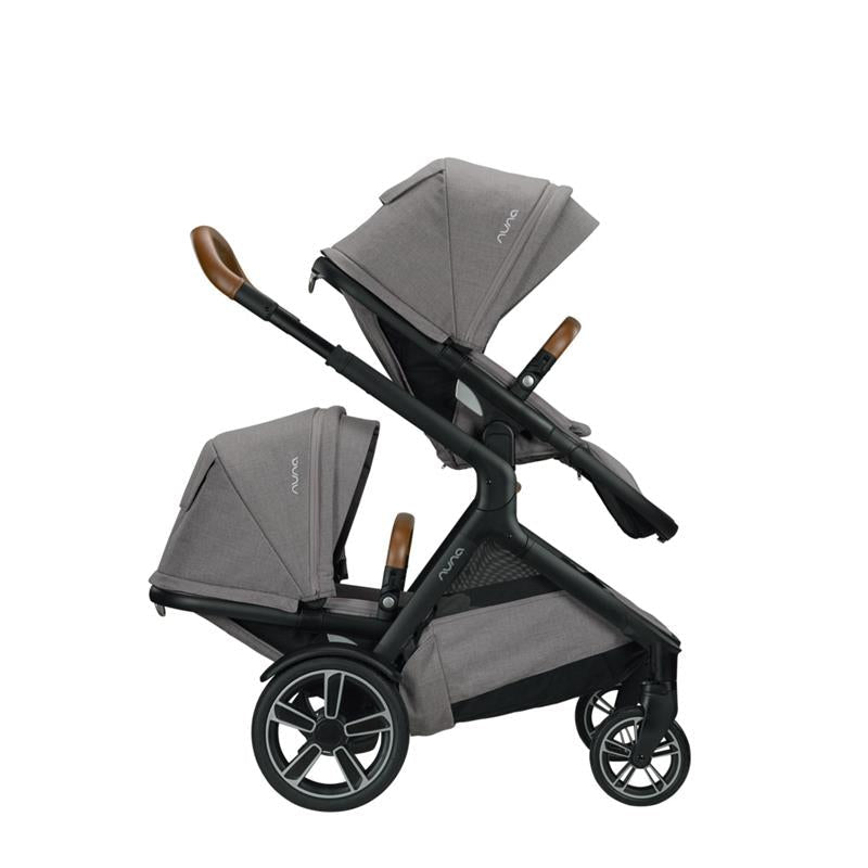 Stroller Sibling Seat Gray with Raincover 3