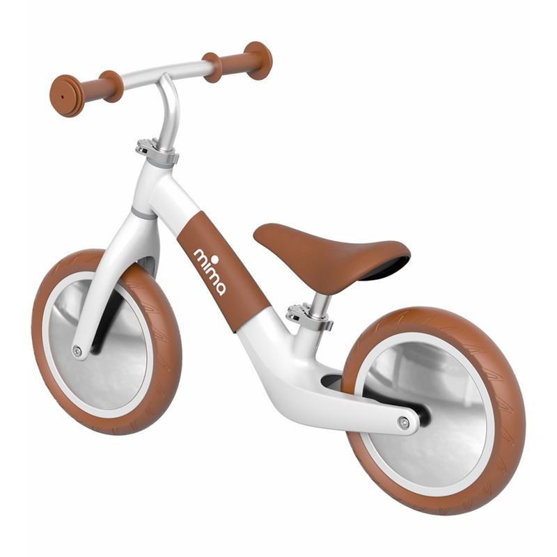 Balance Bike White with Adjustable Seat and EVA Tires